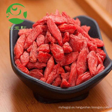 Venta caliente goji bayas de goji secas orgánicas a granel